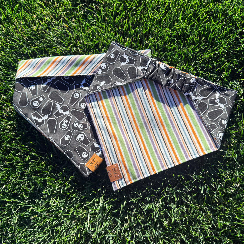 Coffins & Halloween Stripes